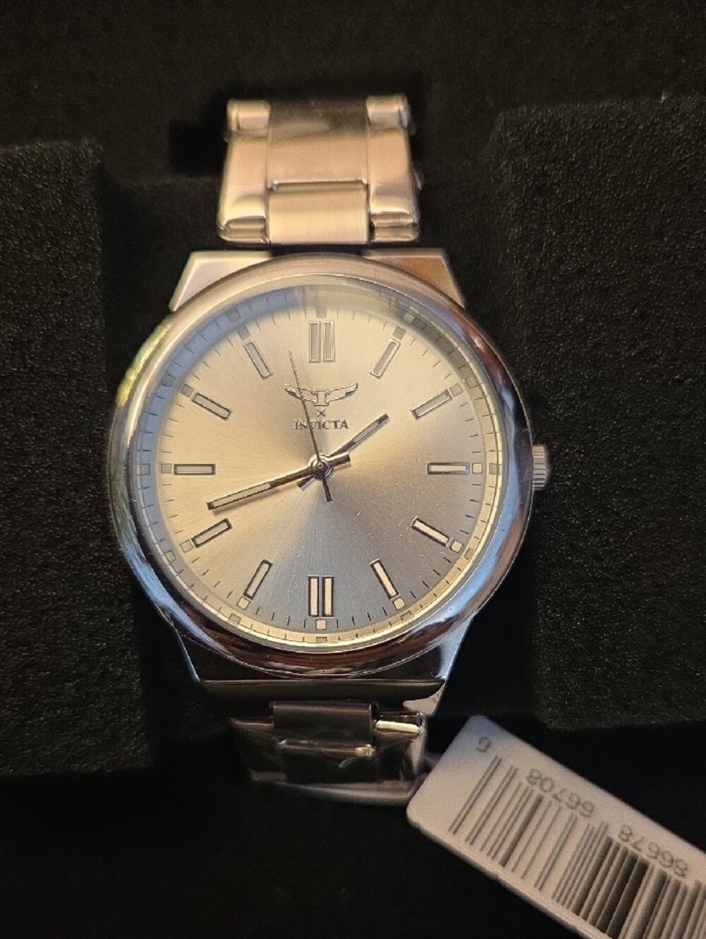 Invicta Silver Stainless Steel Dress Watch - Picture 2 of 5